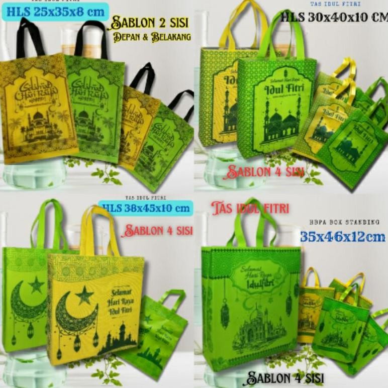 

As23 qw-7 ( 12 pcs) Tas LEBARAN IDUL FITRI PREMIUM , tas idul fitri,tas hampers lebaran, goodie bag,tas spunbond Murah Viral