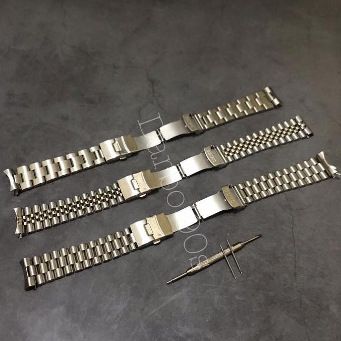 Ori - Strap Rantai Jam Tangan Seiko 22Mm Stainless Steel Premium Quality