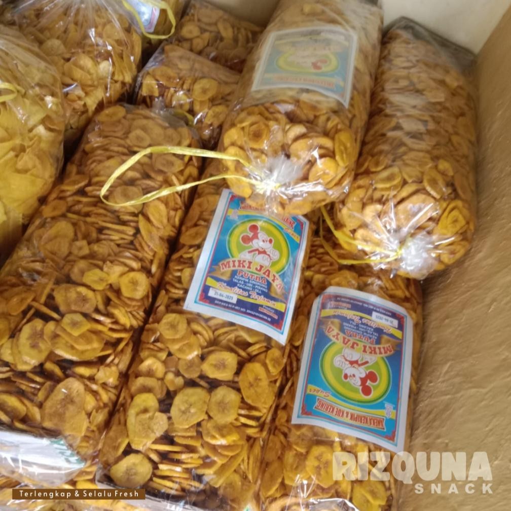 

Kripik Pisang Koin Manis Gurih 1 Bal Isi 1.9 Kg Termurah