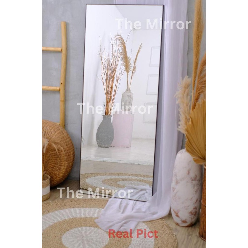 KACA CERMIN FRAMELESS GANTUNG BESAR BERKUALITAS KACA CERMIN DINDING