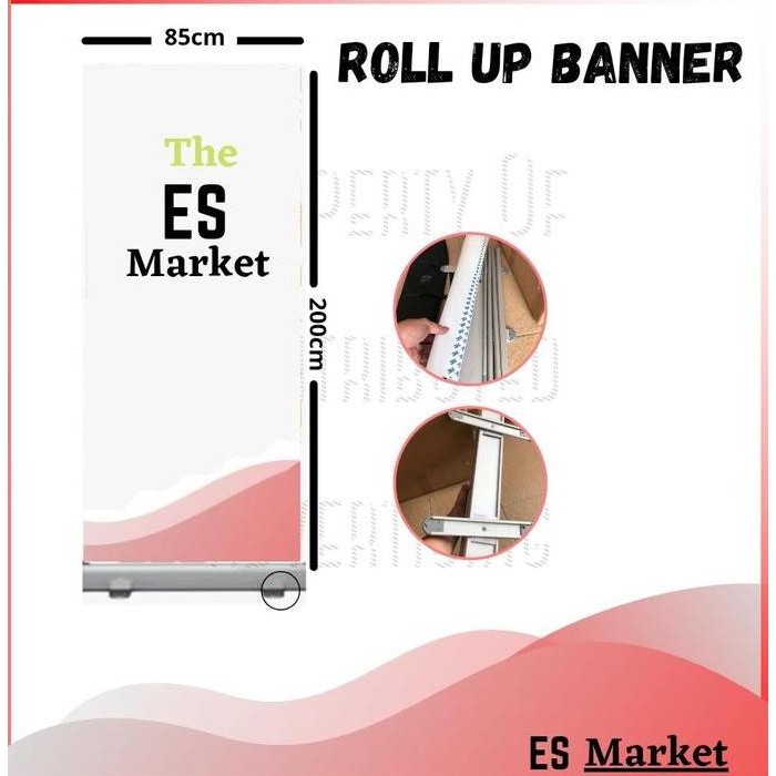 ready Roll Up Banner 85x200cm
