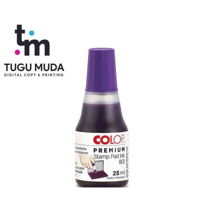 

TERBARU TINTA STEMPEL COLOP 801 VIOLET 25ML INK STAMP PAD OTOMATIS PREMIUM