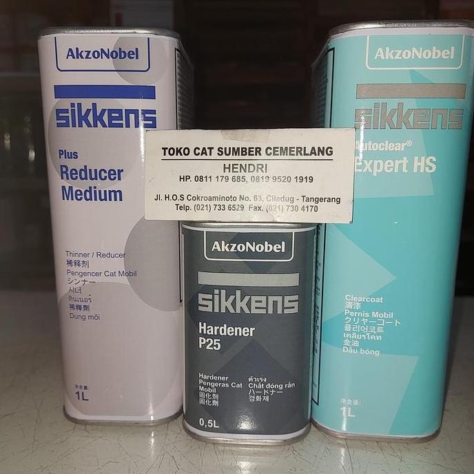 Sale Paket Cat Clear SIKKEN HS - Vernis Mobil Clear Coat Glossy