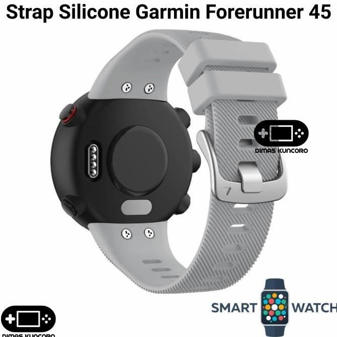 Ori - Strap Silikon Garmin Forerunner 45 / 45S - Tali Jam Rubber Karet