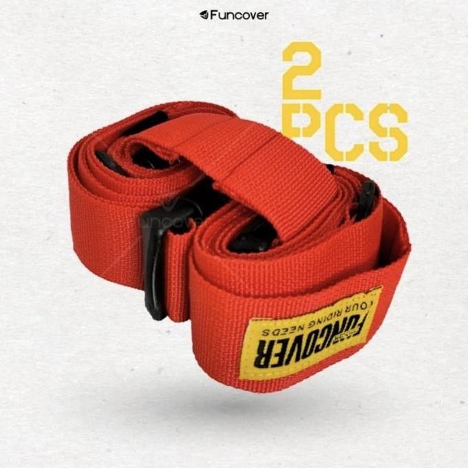 Tali Pengikat Barang Koper Box Cargo Motor / Cargo Luggage Bag Strap Universal