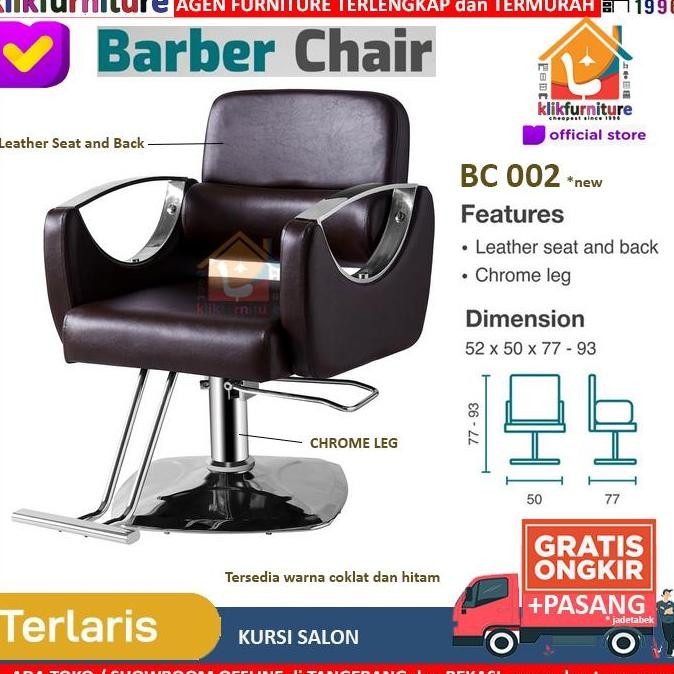 Barber Chair Kursi Barber Kursi Salon Barbershop Chair Hidrolik LR2