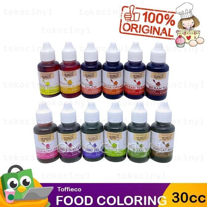 

LM Toffieco Food Color / Colour / Pewarna 30 cc