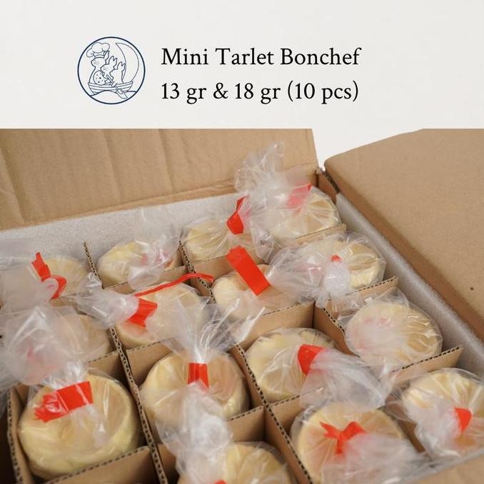 

LM Mini Tartlet Bonchef, Kulit Pie 13 Gram & 18 Gram (isi 10 pcs) (Bonchef Tarlet)