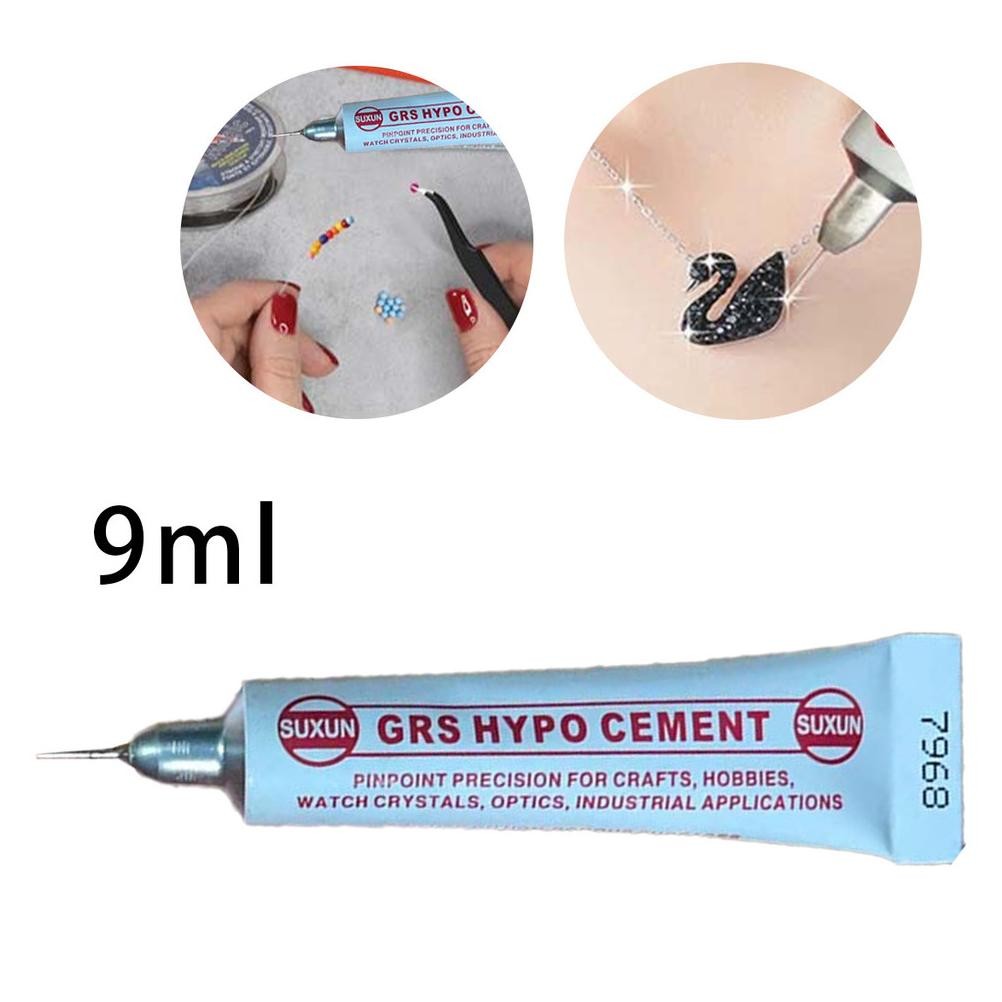 9ML Lem Kaca Jam Tangan / Lem Permata / Lem Perhiasan / Lem Berlian / Lem Super Cepat Super Kuat / L