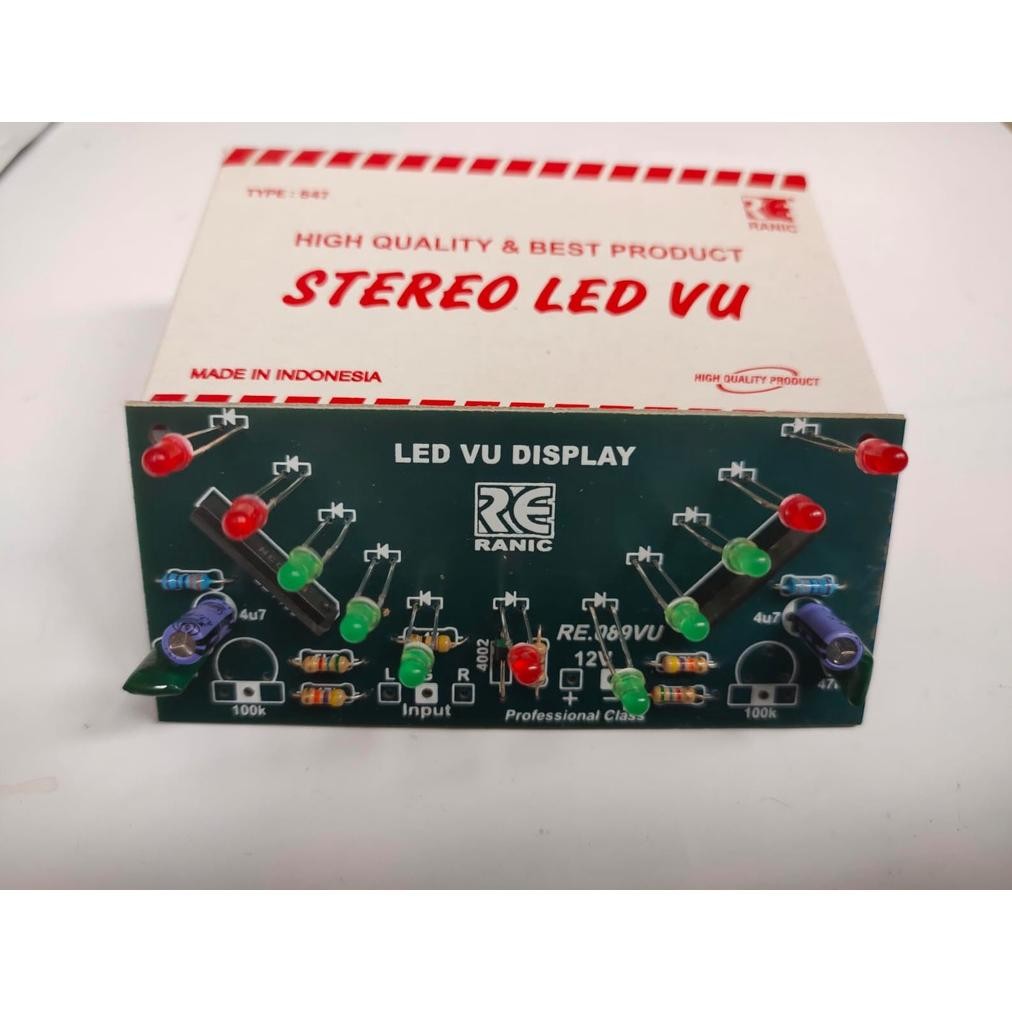 Kit LED VU Display Stereo DiM