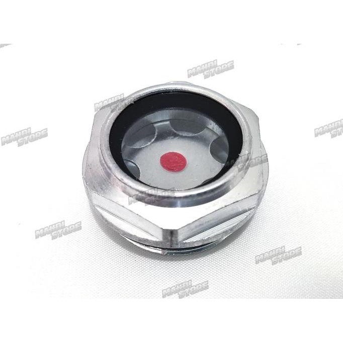 Produk Baru Tutup Cover Filter Oli Transparan Aluminium Vario Beat Scoopy Mio