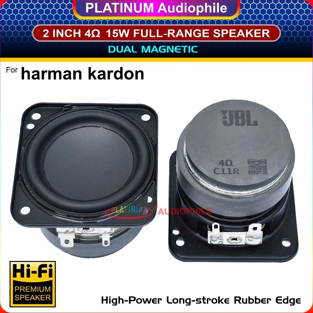 Speaker 2 inch Fullrange 4 ohm 15W Hifi Speker Full range 2" for DIY Boombox JBL Harman Kardon C11R 