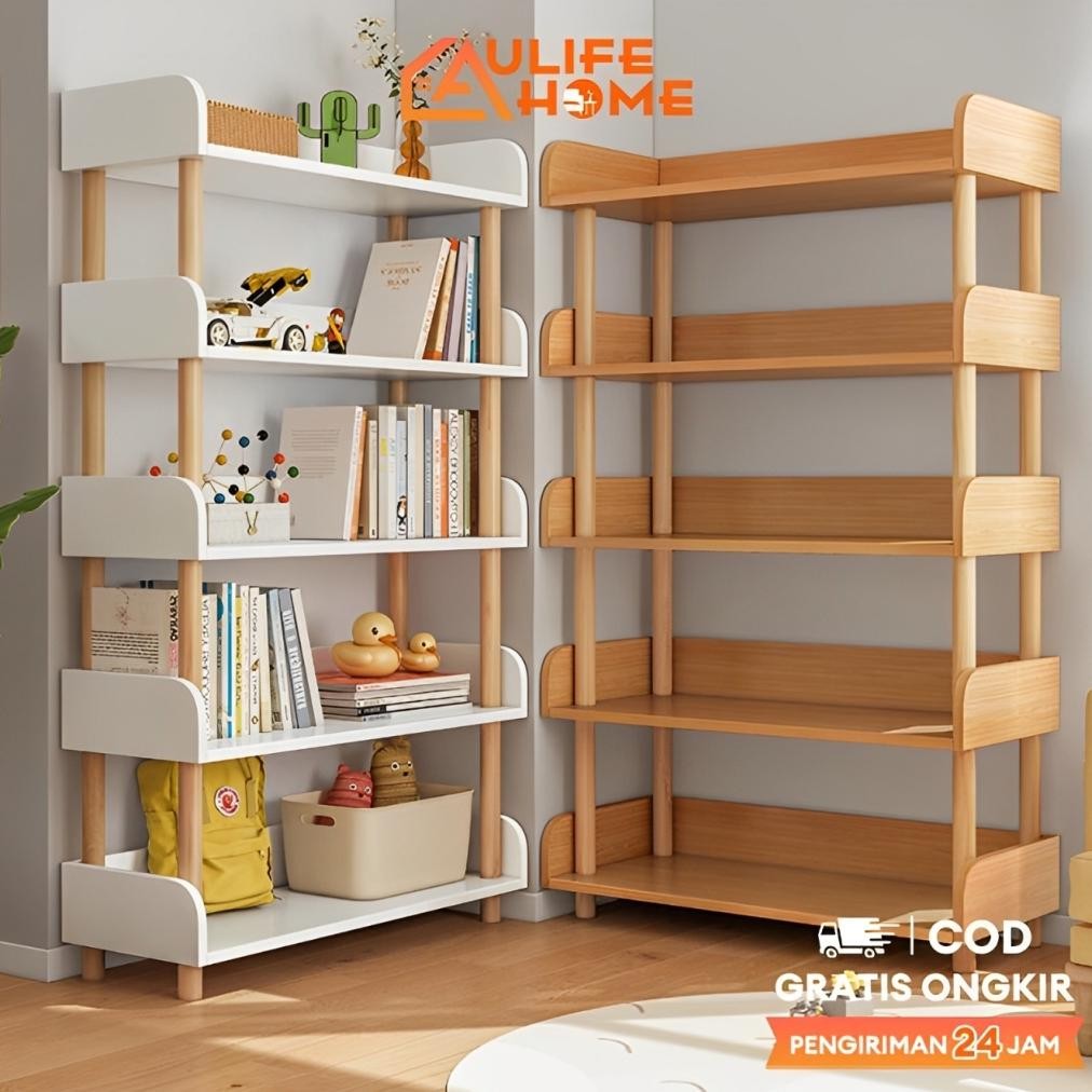 Rak Buku Rak Buku Susun 6 Rak Buku Anak Lemari Buku Rak Kayu Rak Buku Minimalis Rak Serbaguna
