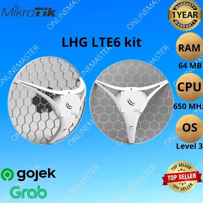 Mikrotik Lhg Lte6 Kit Rblhgr&R11E-Lte6 New Stok