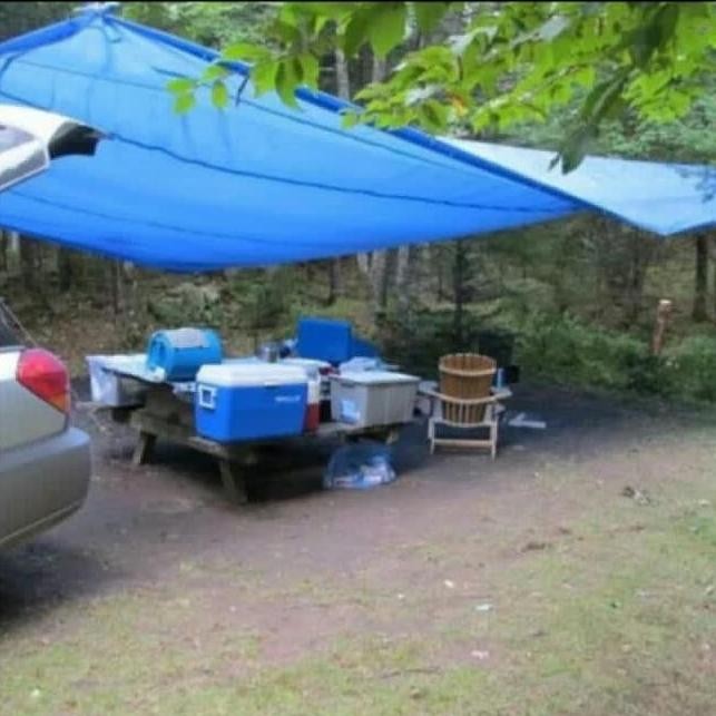 ( Bisa Cod) flysheet 6x8 / bivak/ trap tent/tutup tenda / flyshet 6x8 waterproof