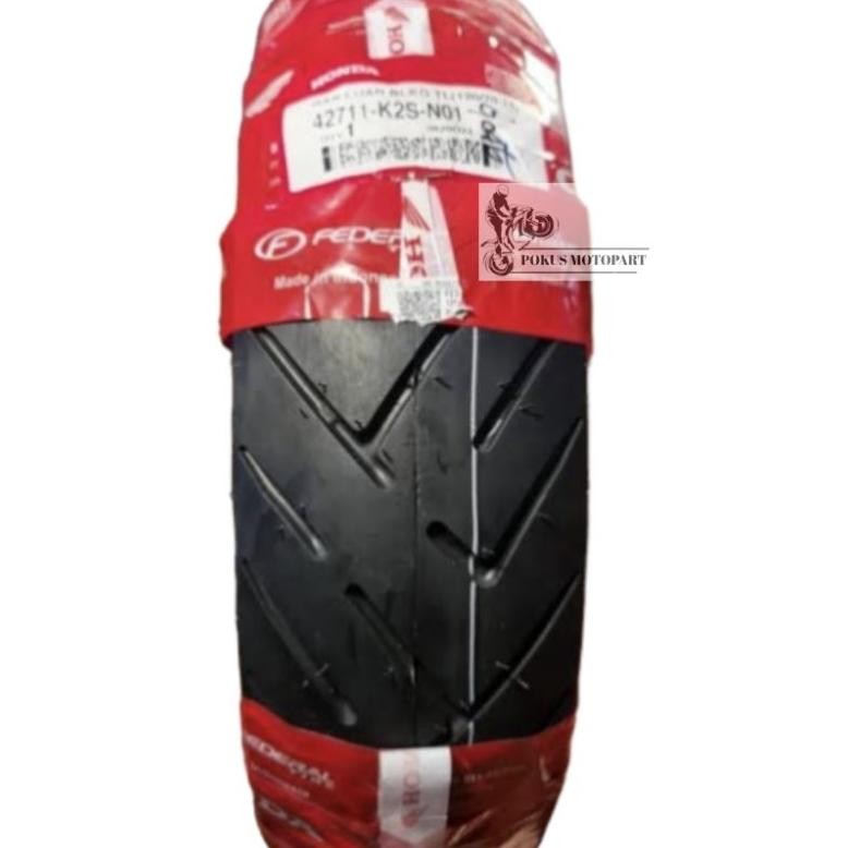 BAN TUBLES BELAKANG RING 14 (K2S) VARIO 160,PCX 150(120/70-14) ORIGINAL AHM