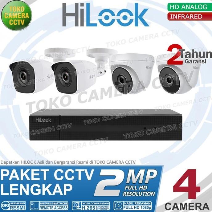 Paket Cctv Hilook 2Mp 4 Channel