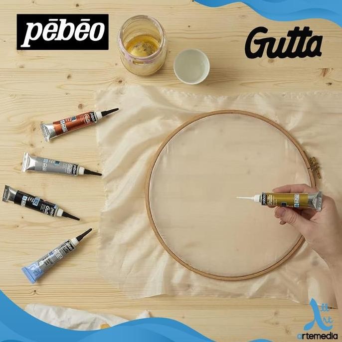 

TERBARU Pebeo Setasilk Gutta Outliner Fabric Paint Color Cat Warna Kain DIY HOT SALE!