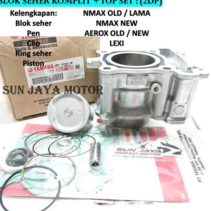 Blok Seher Komplit Nmax 2Dp Ring Piston Aerox Lexi Motor Yamaha Termurah