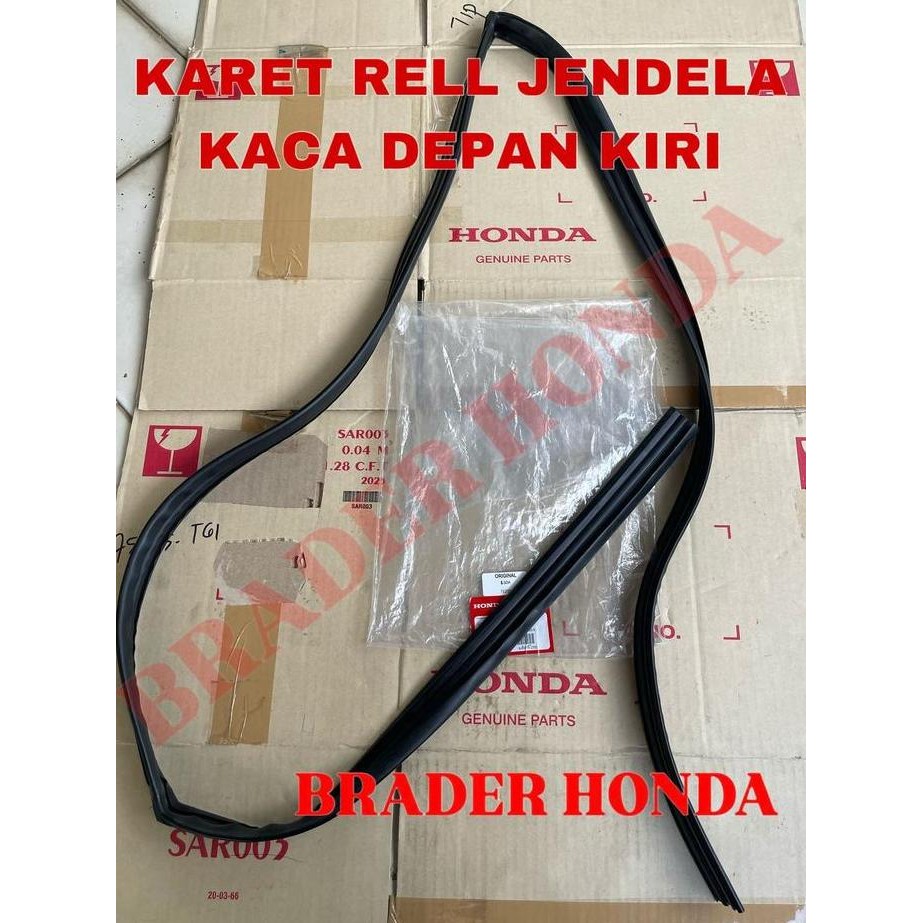 Run Channel Karet Kaca Rel Pintu Depan Belakang Jazz Ge8 2008 2013 Ori
