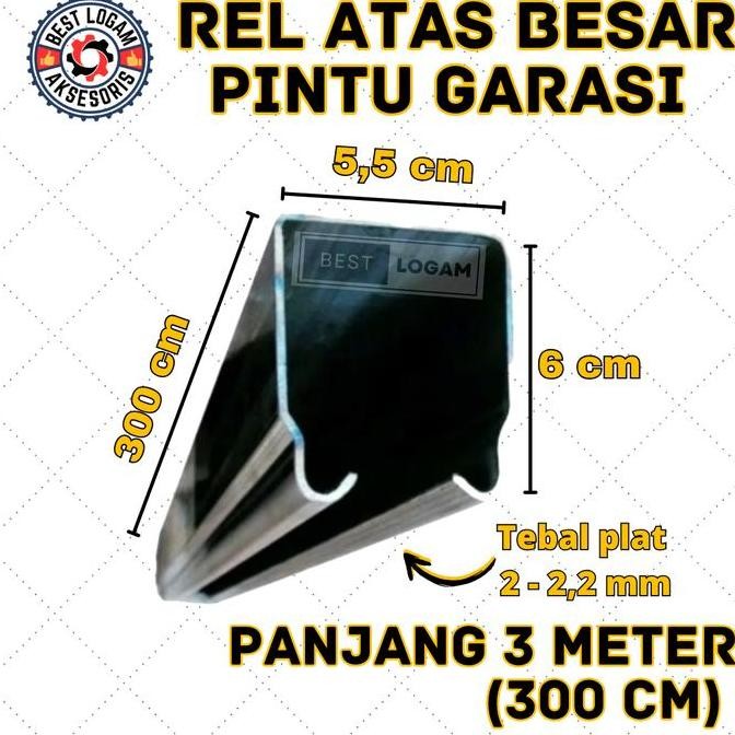 Rel Atas Besar Pintu Besi Rel Henderson Pintu Lipat Sliding