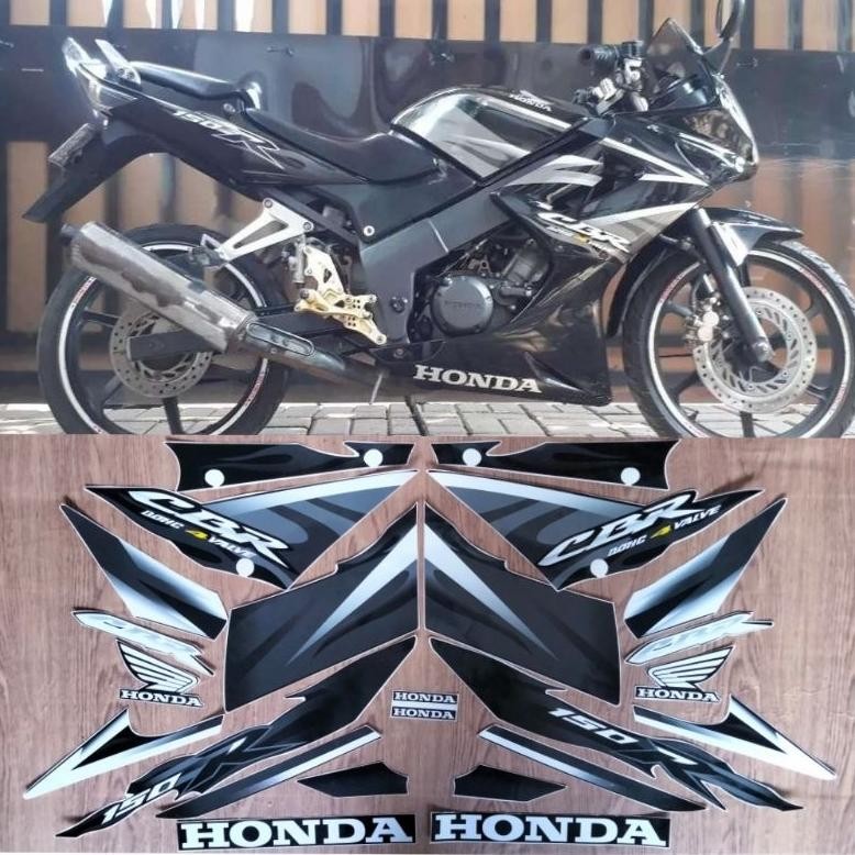 (COD) Sticker striping CBR old 2007 hitam