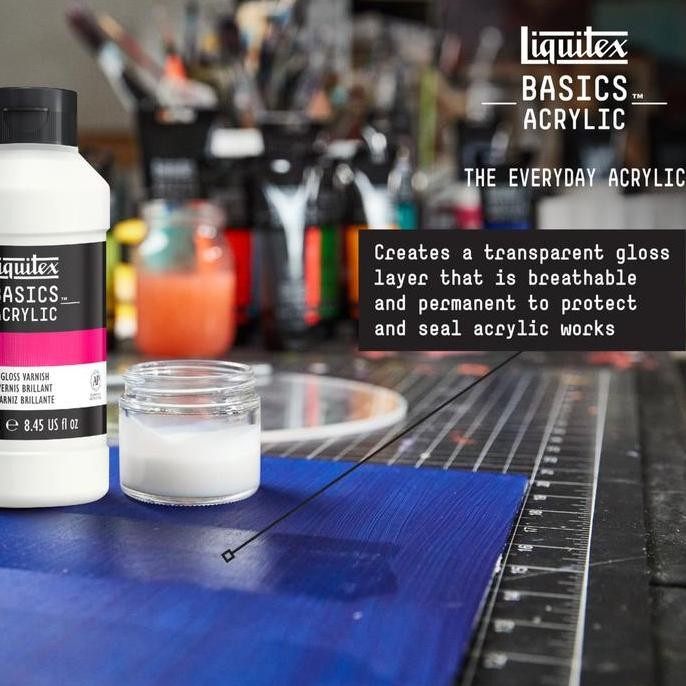 

TERBARU Pernis Cat Akrilik Liquitex Basics Varnish Acrylic