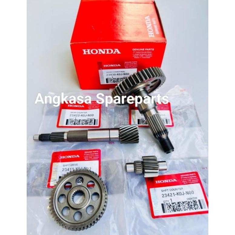 Gigi Rasio Gear Rasio Set KOJ Honda Genio Beat New 2020 Beat Deluxe Scoopy 2020 2021 2022 2023