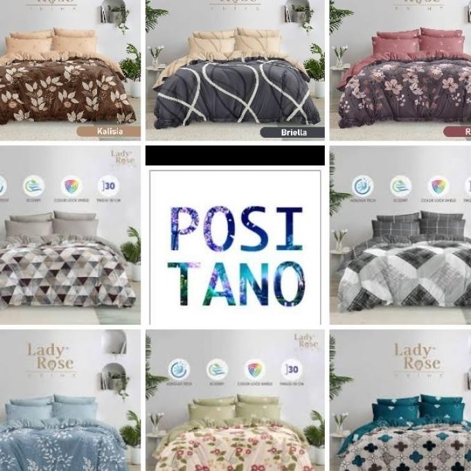 Bedcover Set Uk 160X200 Ladyrose Tinggi 30 Bed Cover Satu Set Queen Lady Rose