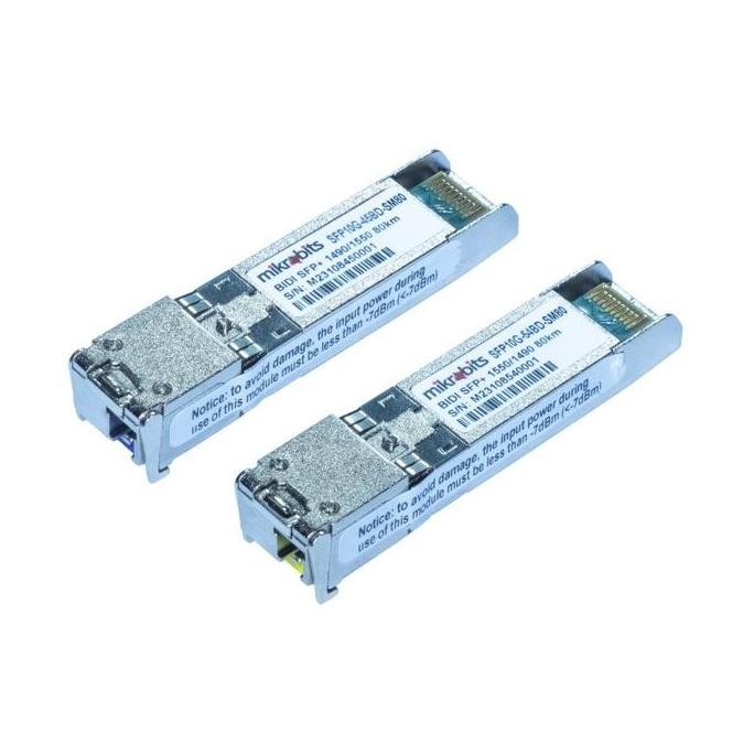 Mikrobits Sfp-10G-Bd-Sm-80Km , 10G Sfp+ Bidi Transceiver 80Km 1 Pair New Stok
