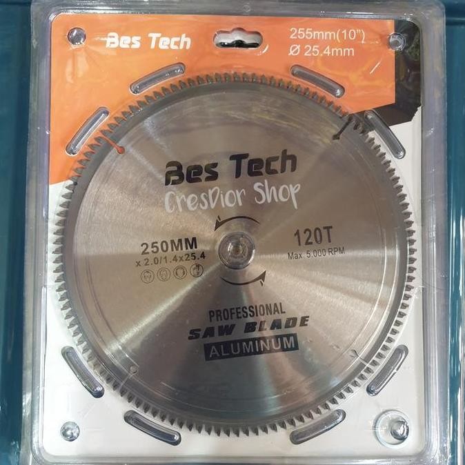 

Promo Aluminium cutter mata pisau potong aluminium 10 inch 120T Bes Tech COD