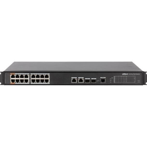 Dahua Poe Switch Hub Pfs4218-16Et-240 16 Port Original New Stok
