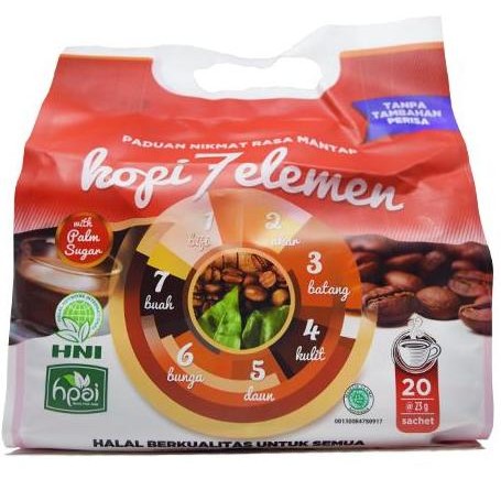 

Kopi 7 Elemen Hpai Isi 20 Sachet Minuman Sehat Yg Menyerupai Kopi Tanpa Zat Perasa Kualitas Terbaik Harga Termurah