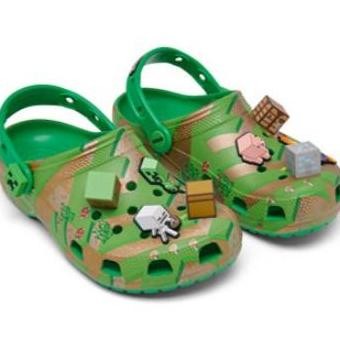CROCS ANAK FUN LAB 3D / SANDAL ANAK / CROCS MINECRAFT / CROCS KIDS / CROCS 3D / CROCS ANAK / SENDAL 