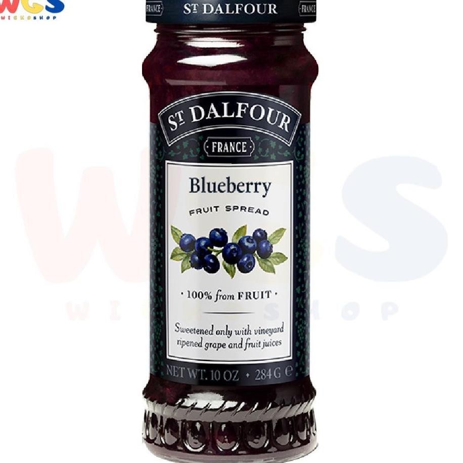 

Selai St. Dalfour Wild Blueberry Fruit Spread 284 Gr