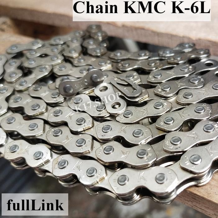 Chain Rantai Kmc Single Speed - Rantai Sepeda Bmx Dj Fixi Fulllink Original Dan Terpercaya