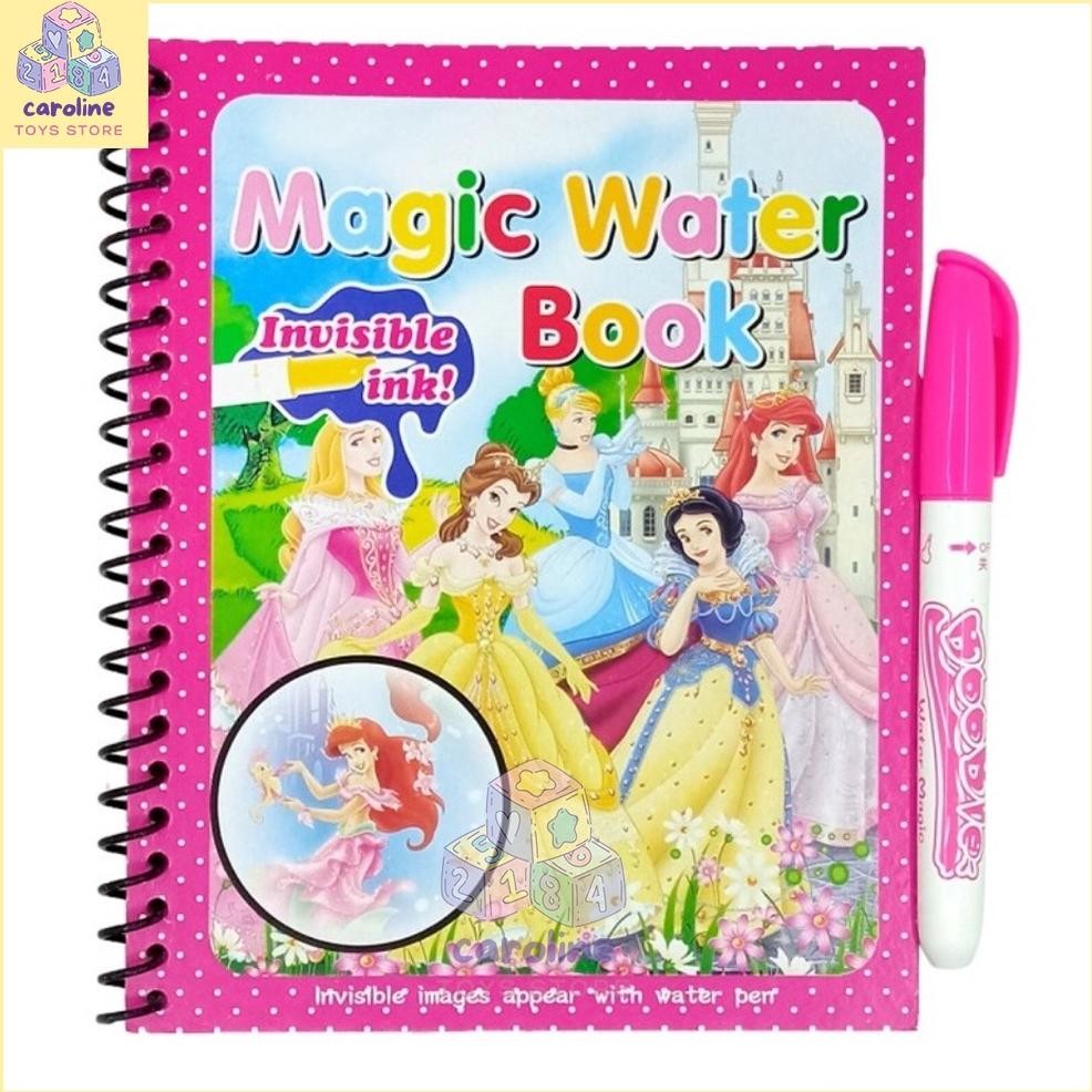 

Byp-27 Magic Water Drawing Buku Gambar Mewarnai Edukasi Painting Book Byp-27