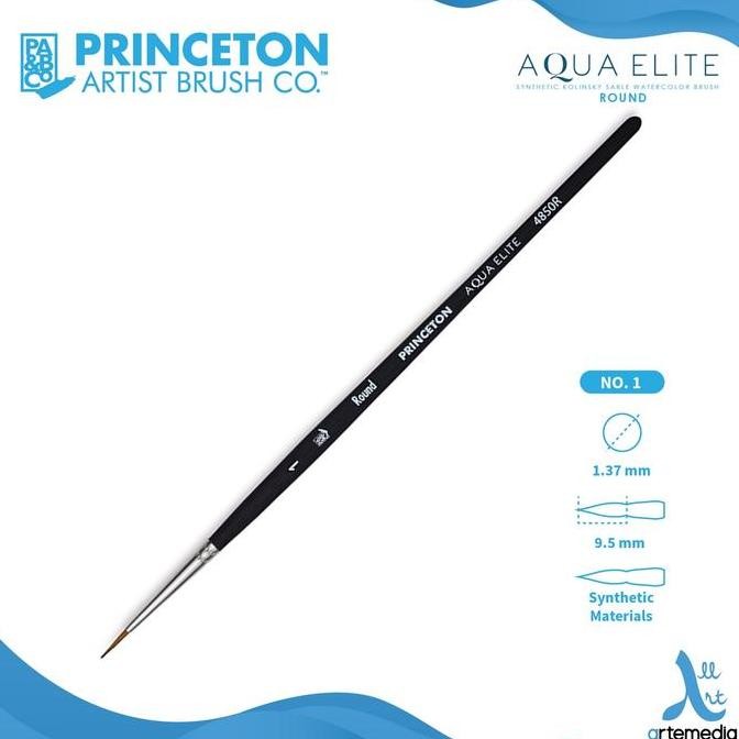 

Promo Kuas Watercolor Round Princeton Aqua Elite 4850R - Kuas Sintetis Gagang Pendek