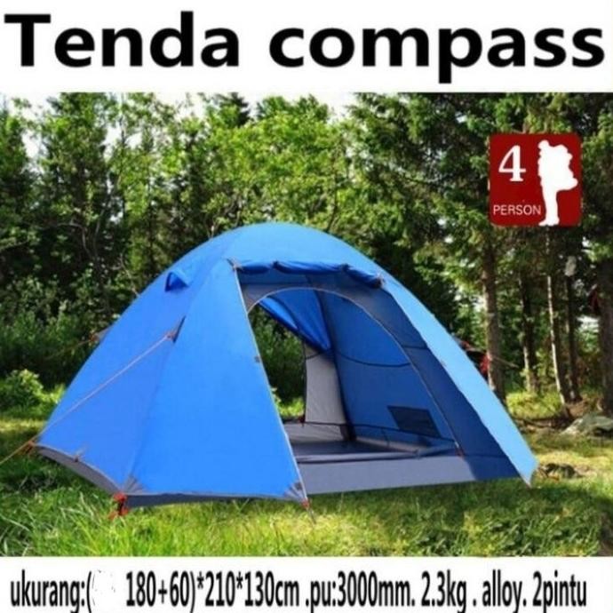 TENDA COMPASS ALLOY 3P-4P ORIGINAL DAN TERPERCAYA