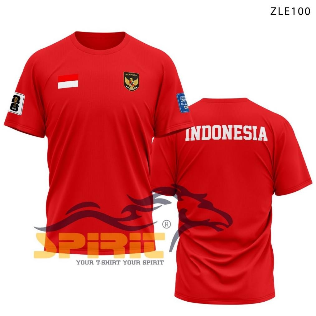 Kaos Timnas Indonesia 2024 Baju Timnas Indonesia Original Kaos Garuda Kualifikasi Piala Dunia Zona A