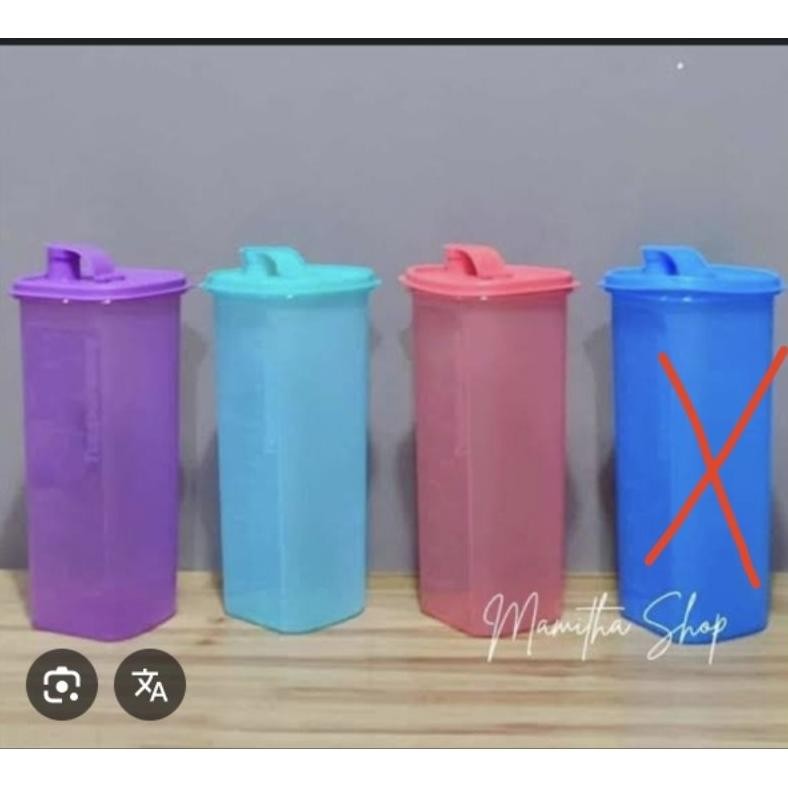 Botol Minum Slim Line 2 Liter Tupperware Tutup Rapat
