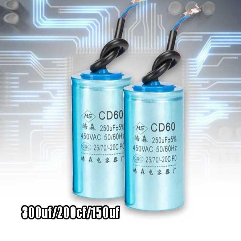 Cd60 Kapasitor Motor Starting 450v 100uf / 200uf / 300uf