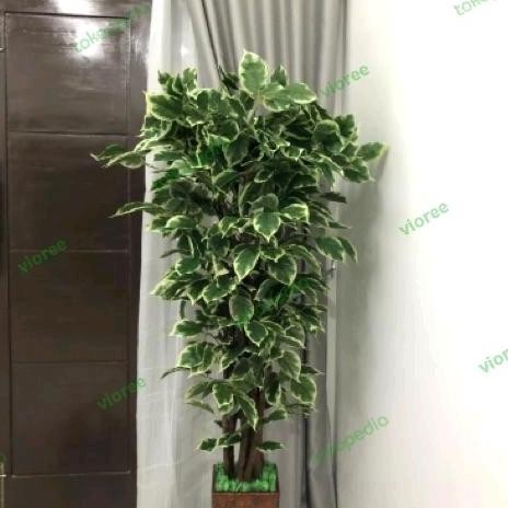 Tanaman hias artificial besar 170cm Sinfu Pohon Bunga plastik Tinggi DS