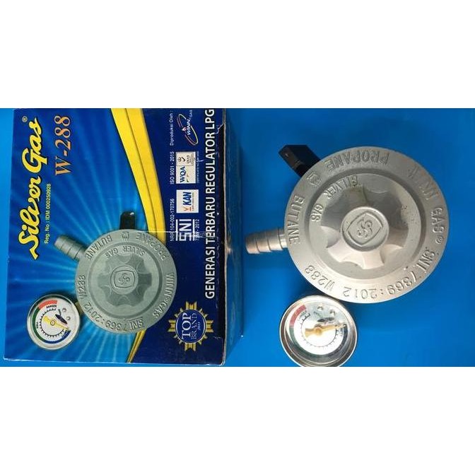 Promo Regulator Dengan Meter Silver Gas / Winn Gas W288