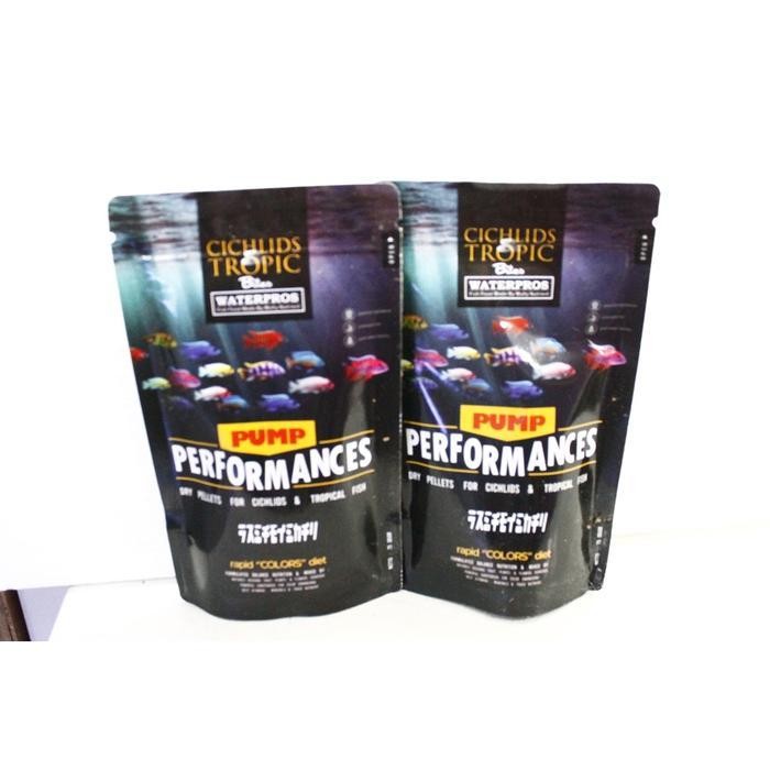 Pakan Pelet Ikan Hias Cichlid Waterpros Pump Performance 75 Gram