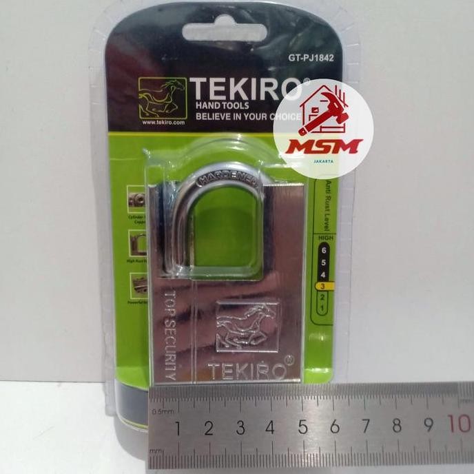 GEMBOK PAGAR ANTI MALING STAINLESS 50MM GEMBOK JAKET TEKIRO