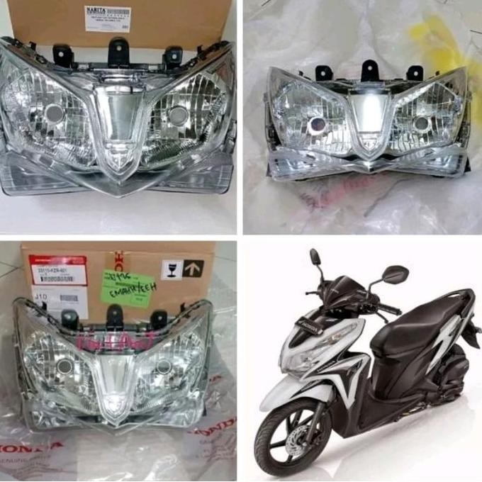 READY REFLEKTOR LAMPU DEPAN MOTOR VARIO 125 OLD - BOHLAM MODEL TEKNO KZR