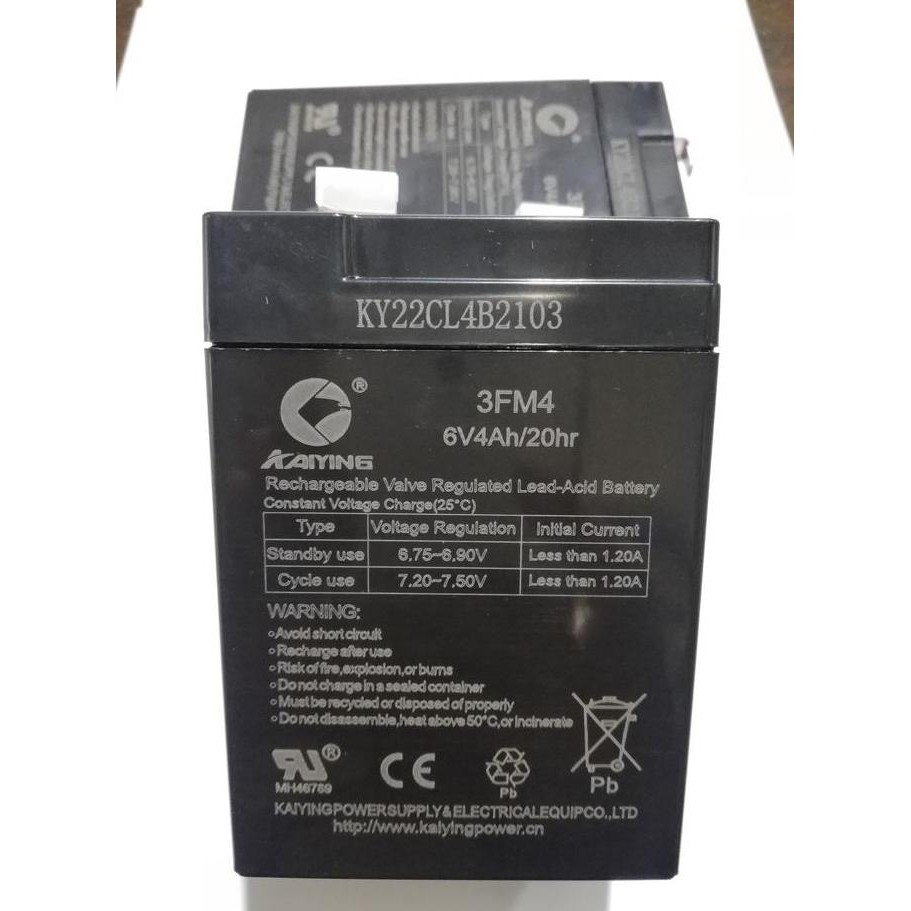 Baterai Timbangan Digital 6V 2.8AH murah