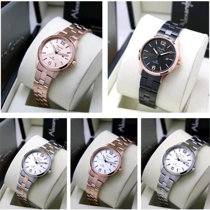 new  Jam Tangan Wanita Alexandre Christie 1029 AC 1029 AC1029 Ori Stainless