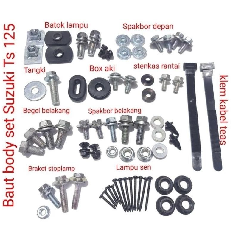 Baut Body Full set Suzuki TS 125